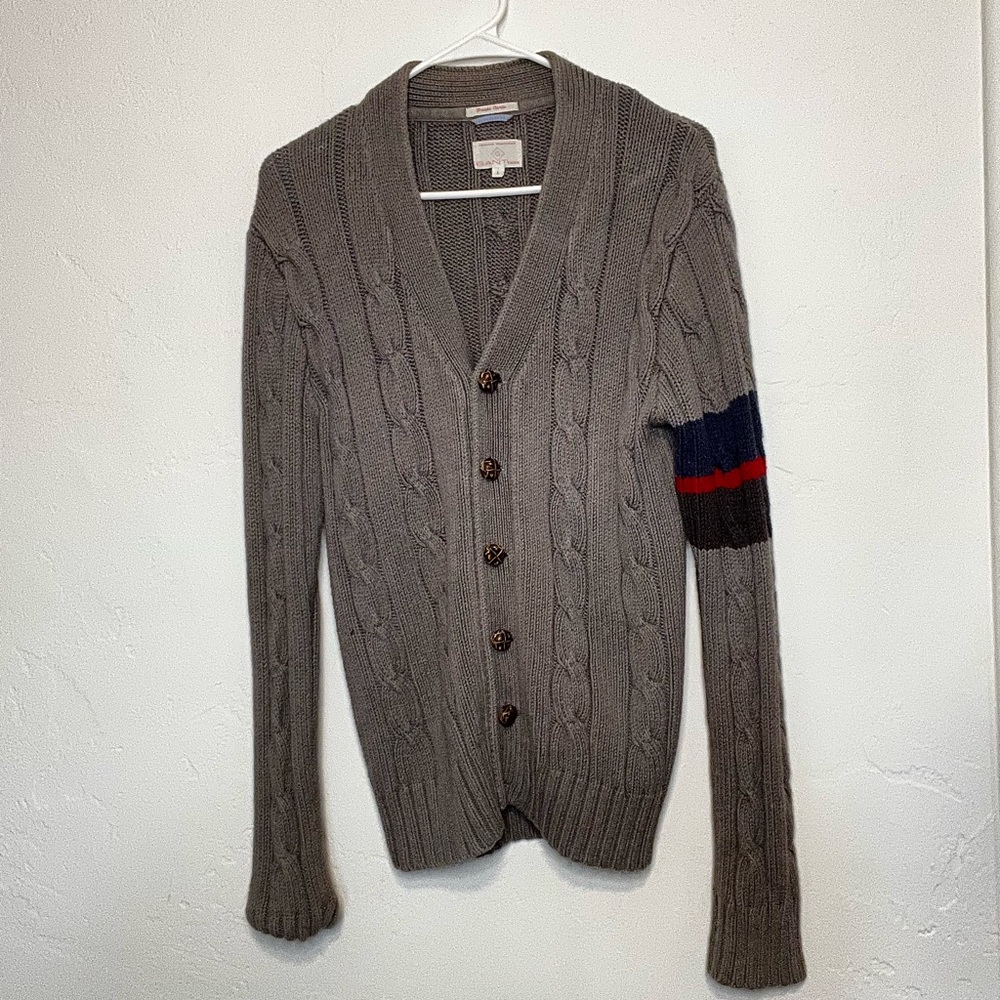Vintage Grey College Sweater